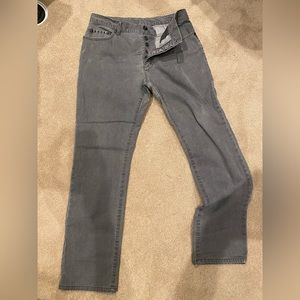 Varvatos grey cotton twill jeans